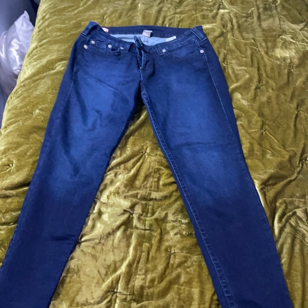 True religion jeans size women 33 super stretch skinny